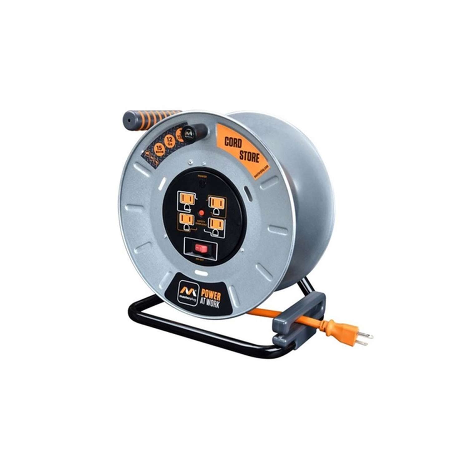 Masterplug 1 ft. L Metal Cord Reel - Ace Hardware