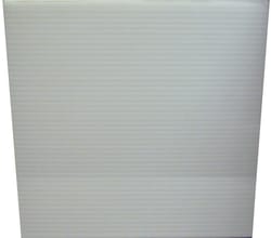 Plaskolite Single Corrugated Plastic Sheet 18 in. W X 24 in. L X .157 in. T Plaskolite Single Corrugated Plastic Sheet 18 in. W X 24 in. L X .157 in. T