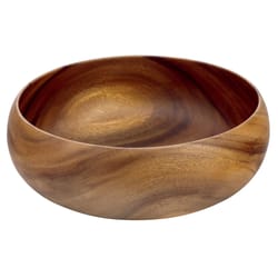 Pacific Merchants Natural Acacia Wood Calabash Bowl 1 ct