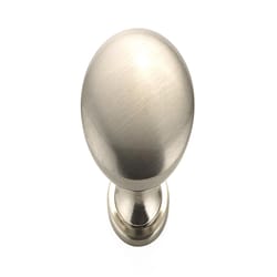 Richelieu Functional Round Cabinet Knob 1-3/16 in. D 1-3/32 in. Brushed Nickel 1 pk