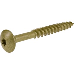 HILLMAN Power Pro 5/16 in. X 3-1/2 in. L Star Carbon Steel Lag Screw 50 pk