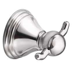 Moen Preston 2.25 in. H X 2.5 in. W X 2.38 in. L Chrome Robe Hook