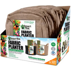 Smart Pot 15.5 in. H X 20 in. W X 20 in. D X 20 in. D Geo-Thermal Fabric Grow Bag Planter Beige