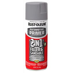 Rust-Oleum Stops Rust Flat/Matte Gray Automotive 2-in-1 Filler & Sandable Primer Spray 12 oz