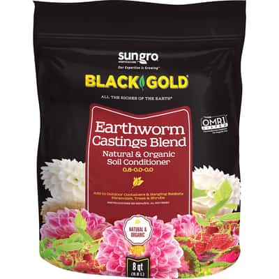 Black Gold Organic Earthworm Castings 8 Qt Ace Hardware