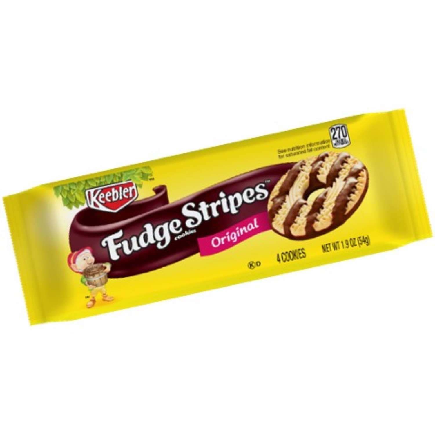 Keebler Fudge Stripes Cookies 1.9 oz Bagged Ace Hardware