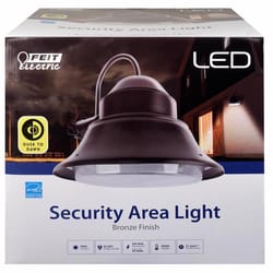Feit LED Dusk to Dawn Hardwired LED Bronze Security Light