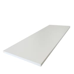 NB 0.63 in. H X 11.8 in. W X 23.6 in. D White Wood Shelf Board