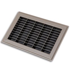 Tru Aire 12 in. H 1-Way Powder Coat Brown Steel Floor Grille