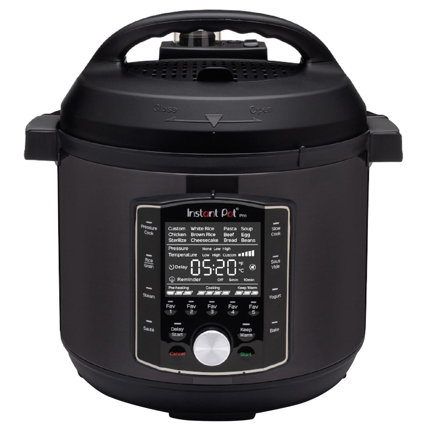 Instant Duo Pro Stainless Steel Pressure Cooker 14.8 in. 8 qt Black Sansujyuku sansujyuku.com