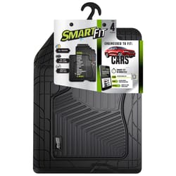 Smart Fit Black Floor Mats 4 pk