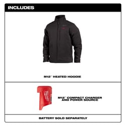 Milwaukee M12 Toughshell L Long Sleeve Men's Full-Zip Heated Jacket with Charger/Power Source Only B