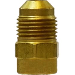 Anderson Metals 3/8 in. Female Flare in. X 1/2 in. D Male Flare Brass Reducing Adapter