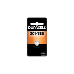 Duracell Silver Oxide 301/386 1.5 V 130 mAh Electronic/Watch Battery 1 pk
