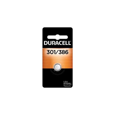 Duracell Silver Oxide 301/386 1.5 V 130 mAh Electronic/Watch Battery 1 pk -  Ace Hardware