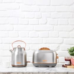 Haden Heritage Stainless Steel Silver 2 slot Toaster 8 in. H X 8 in. W X 12 in. D