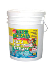 Deer Scram Deer and Rabbit Repellent 32 400 sq. ft. Granules RTU 2 month 25 lb.(1025)