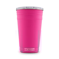 Yukon Outfitters 20 fl. oz. Shocking Pink BPA Free Insulated Cup