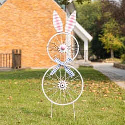 Glitzhome Easter Yard Stake Iron 1 pc