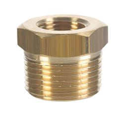 JMF Company 1/2 in. MPT 1/4 in. D FPT Brass Hex Bushing