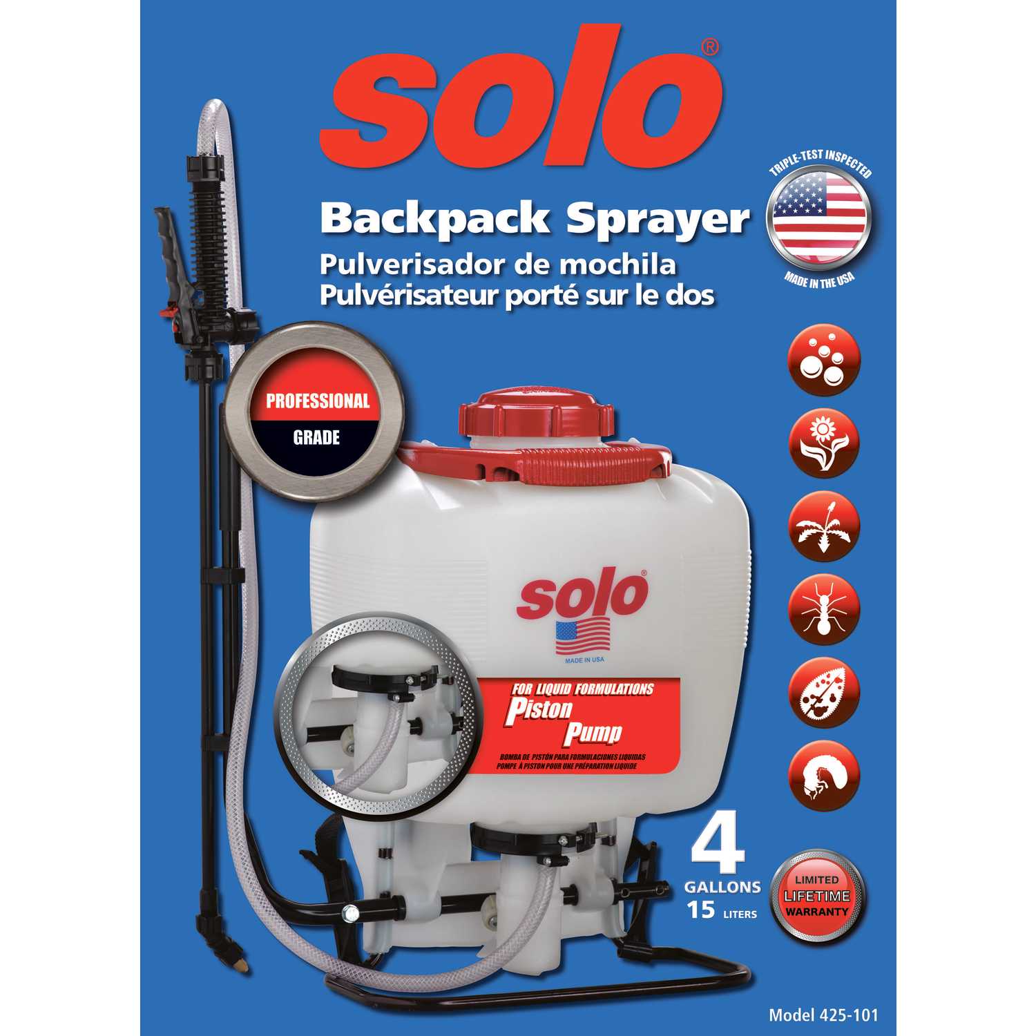 Solo Adjustable Spray Tip Backpack Sprayer 4 gal. Ace Hardware