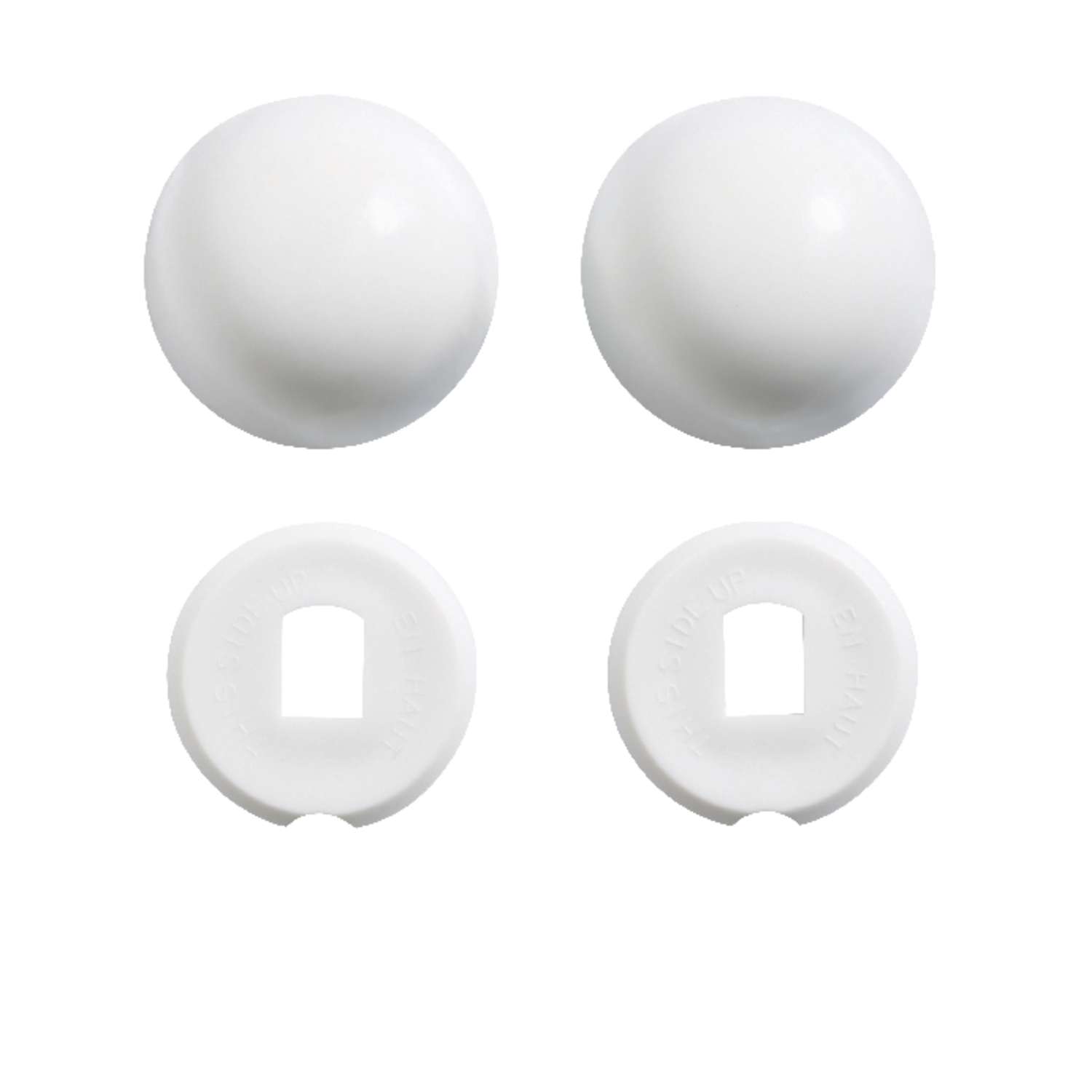 Kohler Toilet Bolt Caps White Plastic For - Ace Hardware