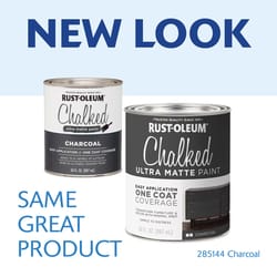 Rust-Oleum Chalked Ultra Matte Charcoal Water-Based Acrylic Chalk Paint 30 oz