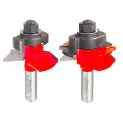 Freud 2-1/8 in. D X 2-1/8 in. X 3-3/8 in. L V Panel Router Bit Set 2 pc