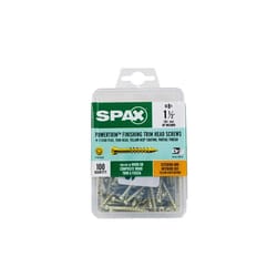 SPAX PowerTrim No. 8 in. X 1-1/2 in. L Star Round Head Trim Screws 100 pk