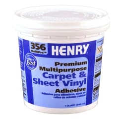 Henry 356 MultiPro Premium Multipurpose High Strength White Carpet & Sheet Vinyl Adhesive 1 qt