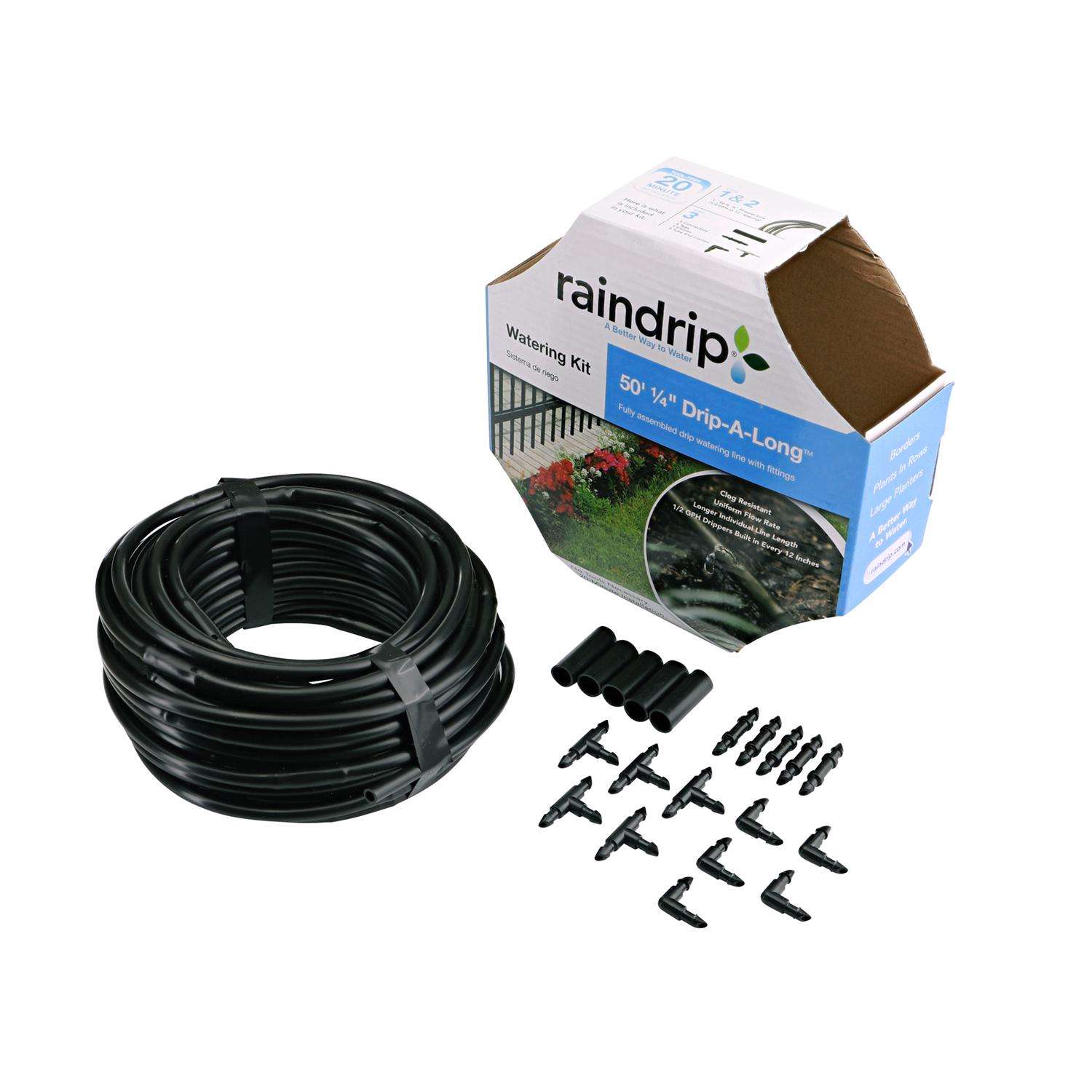 Raindrip DripALong Drip Irrigation Plant Watering Kit Ace Hardware