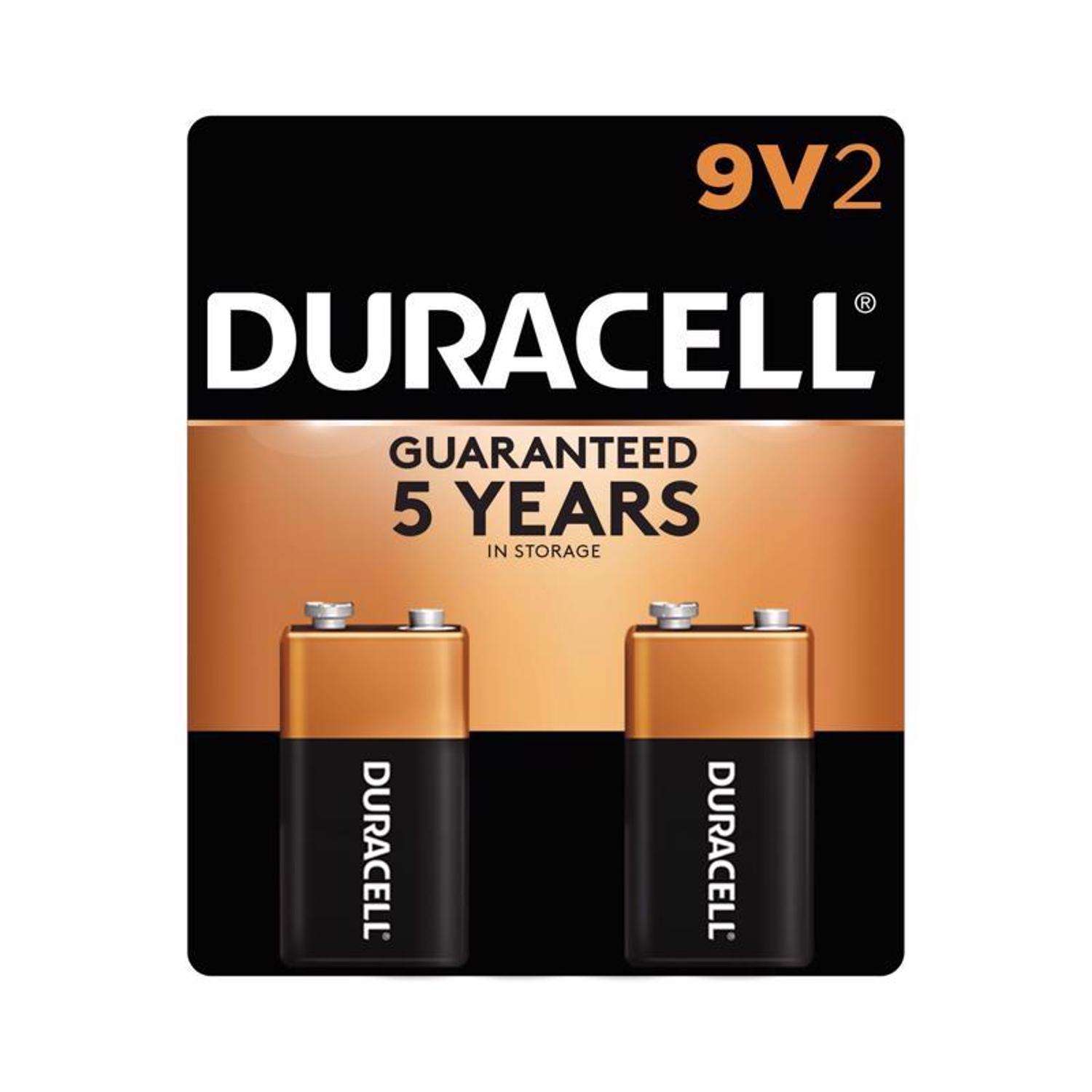 Duracell Coppertop 9-Volt Alkaline Batteries 2 pk Carded - Ace Hardware