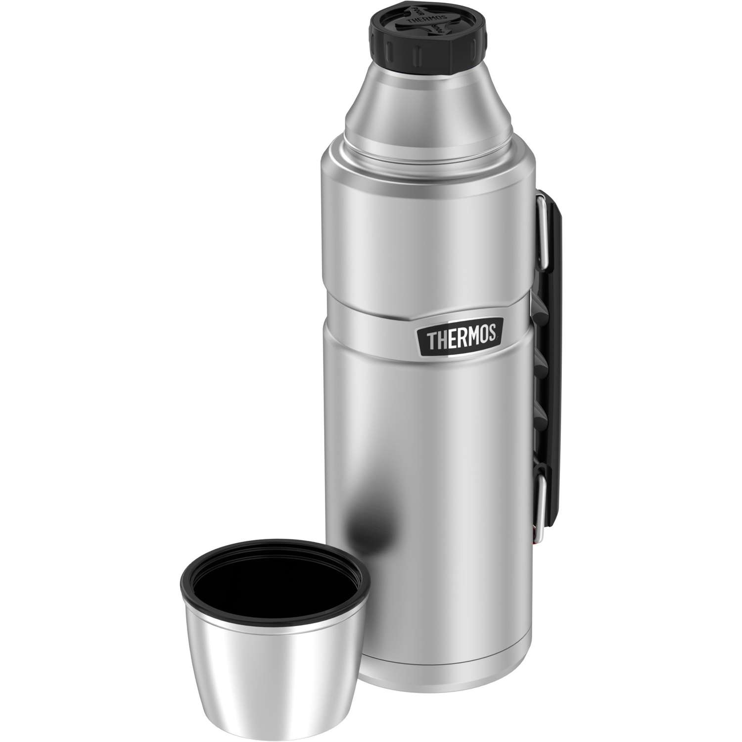 Large Coffee Thermoses for Travel - 40 oz Thermos for Hot Drinks with  Handle and Strap - Stainless Steel Double Wall Vacuum Insulation Thermos  with Cup - Keeps Hot Or Cold For