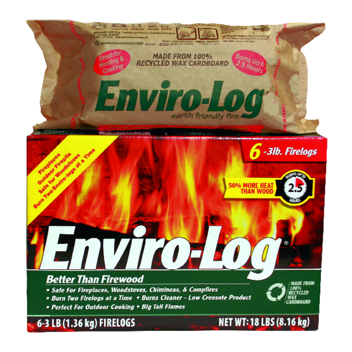 UPC 898701000319 product image for Enviro-Log Fire Log 1 pk | upcitemdb.com