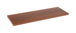 Knape & Vogt 8 in. H X 8 in. W X 24 in. D Walnut Laminate/Particle Board Shelf