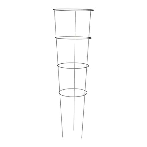 Panacea 42 in. H X 14 in. W Gray Steel Plant Support Panacea 42 in. H X 14 in. W Gray Steel Plant Support