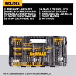 DEWALT ELITE SERIES Impact Ready Drill and Driver Bit Set 100 pc