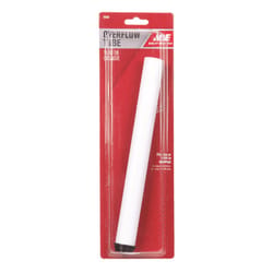 Ace Overflow Tube White Plastic