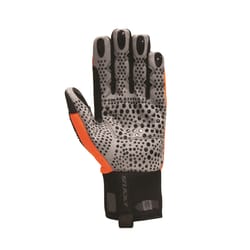 Seirus XXL Nylon / Spandex / Amara Work Impact Hi vis orange Impact Gloves