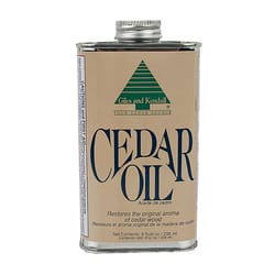 Giles & Kendall Low Luster Clear Oil-Based Cedar Oil 8 oz