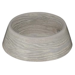 TarHong Gray French Oak Plastic Medium Pet Bowl For Cat/Dog