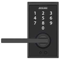 Schlage Matte Black Metal Touchscreen Lever