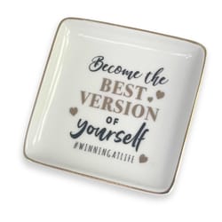 Trinket Dishes Best Version Tray Ceramic 1 pk