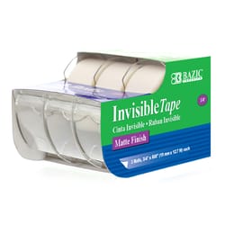 Bazic Products 3/4 in. W X 500 in. L Invisible Tape Clear
