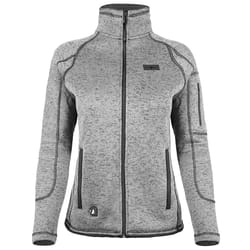 ActionHeat L Long Sleeve Women's Full-Zip Heated Jacket Kit Gray