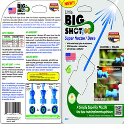 Little Big Shot Adjustable Multi-Pattern Plastic Hose Nozzle