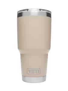 YETI  Rambler  Sand  Stainless Steel  No Sweat  Double Wall Tumbler  BPA Free 30 oz. 