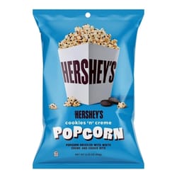 Hershey's Cookies N Creme Drizzled Popcorn 2.25 oz Bagged