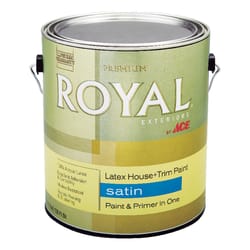 Ace  Royal  Satin  Tintable Base  Acrylic Latex  House & Trim Paint & Primer  1 gal. 