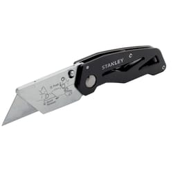 Stanley 5-3/4 in. Folding Fixed Utility Knife Black 1 pc